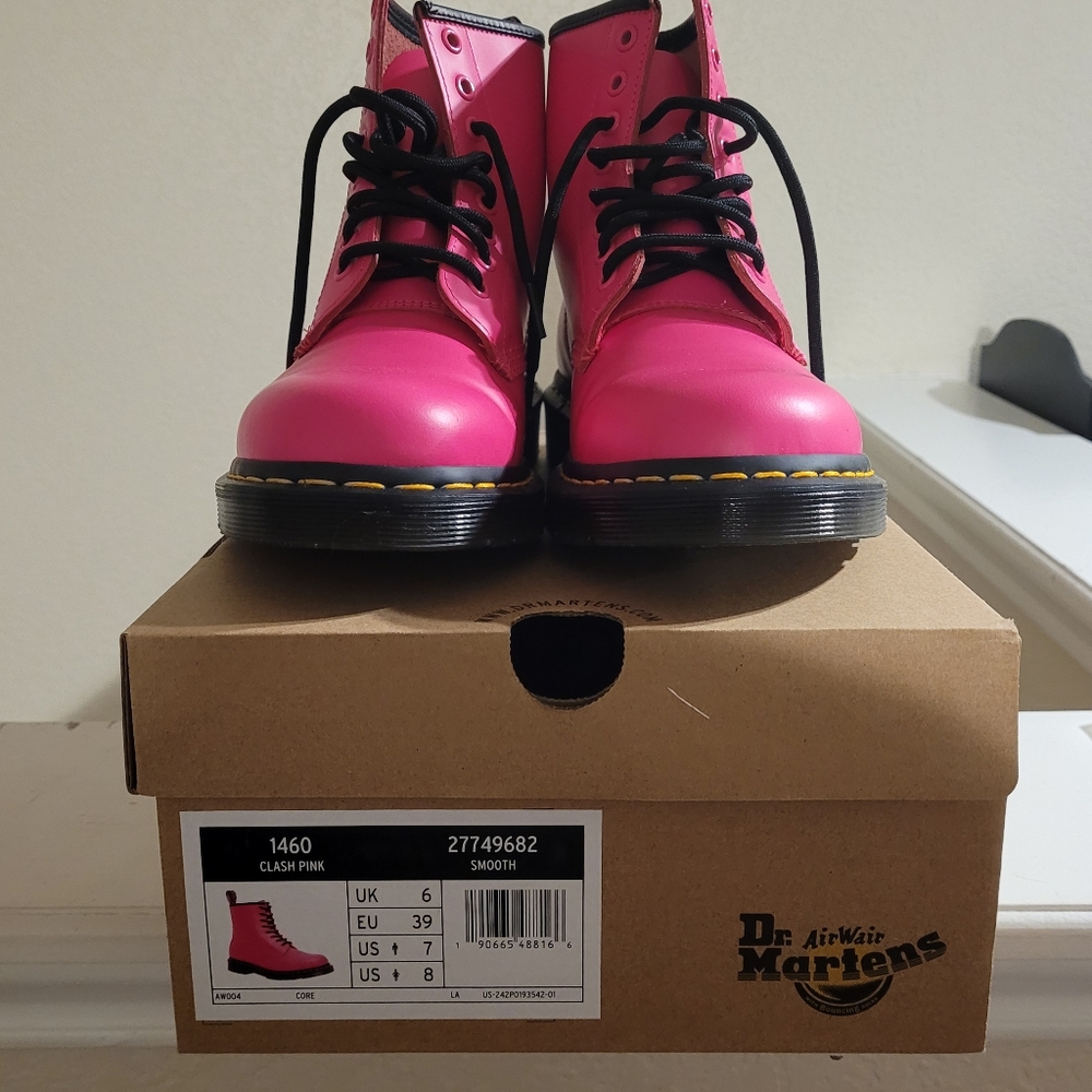 Pink Doc Marten Boots